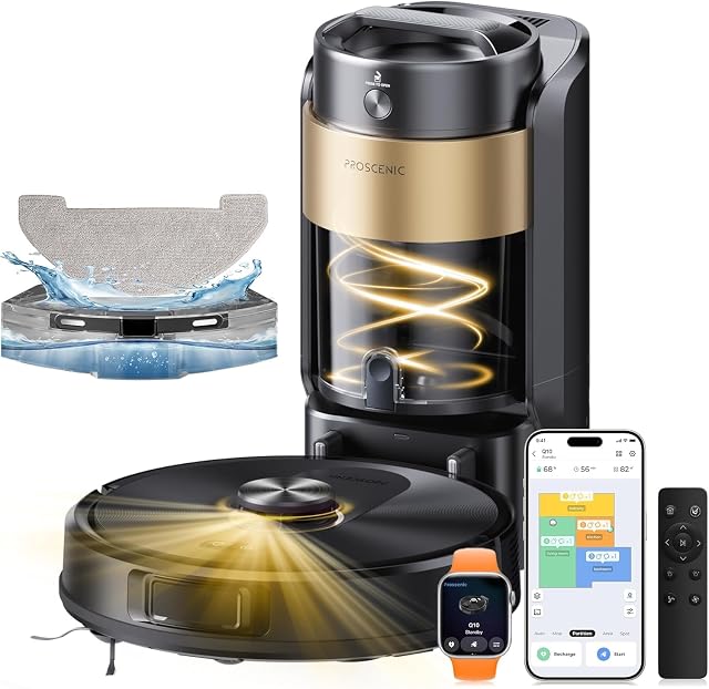 Proscenic Q20 Plus y Fregasuelos 10000 Pa/200Mins