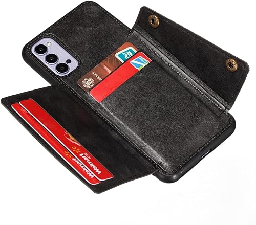 Miniatura 3 de Elubugod Funda para Realme 7 Pro, con ranura para tarjetas, funda para Oppo Realme 7 Pro RMX2170, color negro