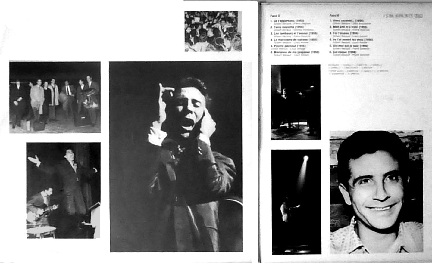 3 Disques vinyles LP 33 tours - EMI 16075 - Superbe Intégrale - Volume N°1 - (Années 1953-54/55/56) - Très belle Pochette en "PLASTIQUE FORT" (Avec "BECAUD" incrusté en relief)