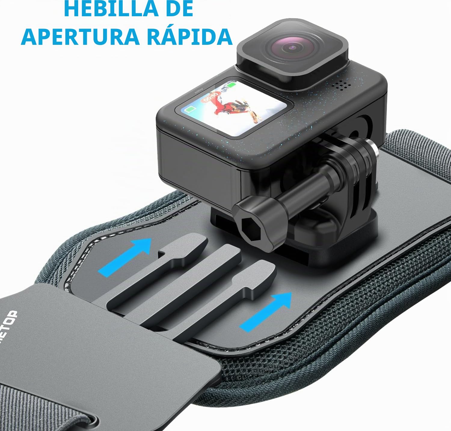 Arnés Teléfono Móvil Pecho de Soporte Correa Chest Mount Harness Compatible con iPhone Samsung GoPro 13/12/11/10/9/8 dji Osmo Cámaras de Acción POV/VLOG