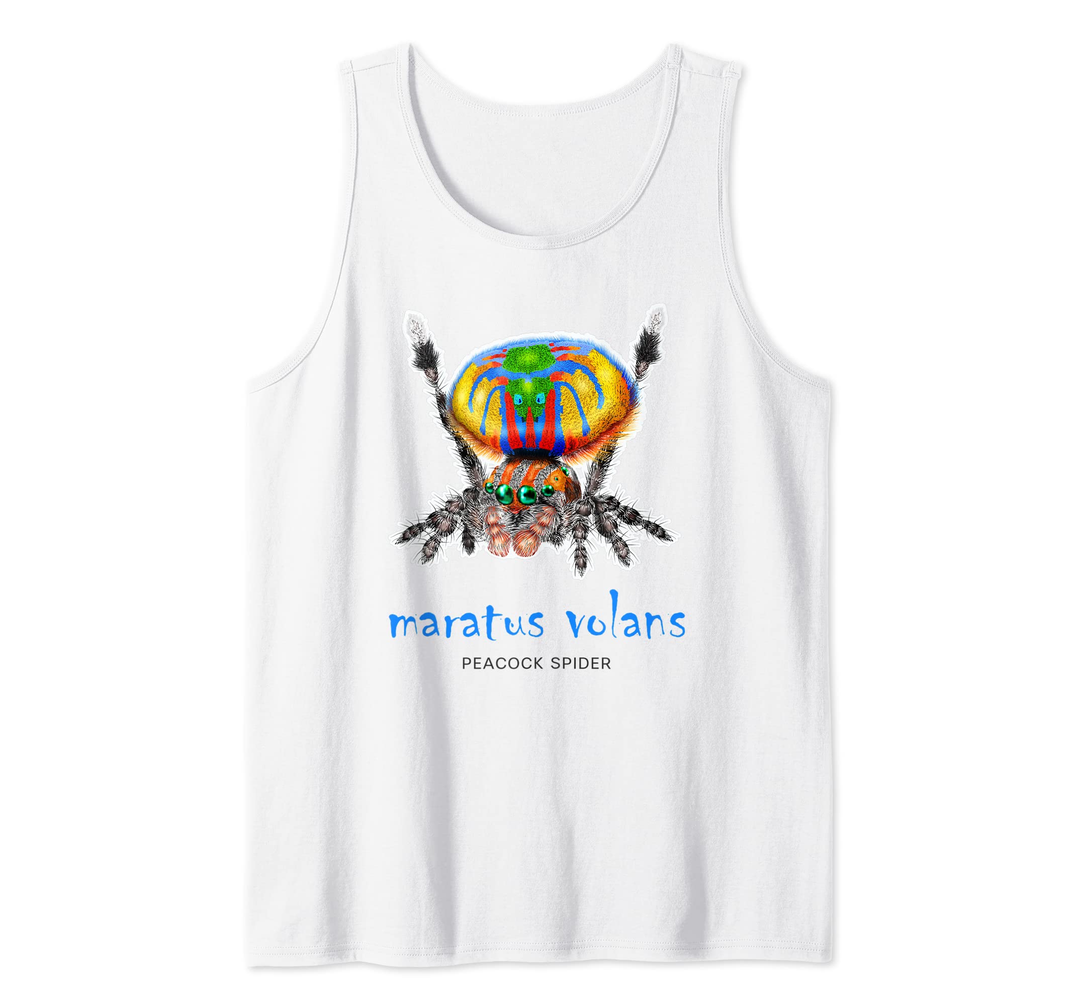 Peacock Spider Maratus Volans Tank Top