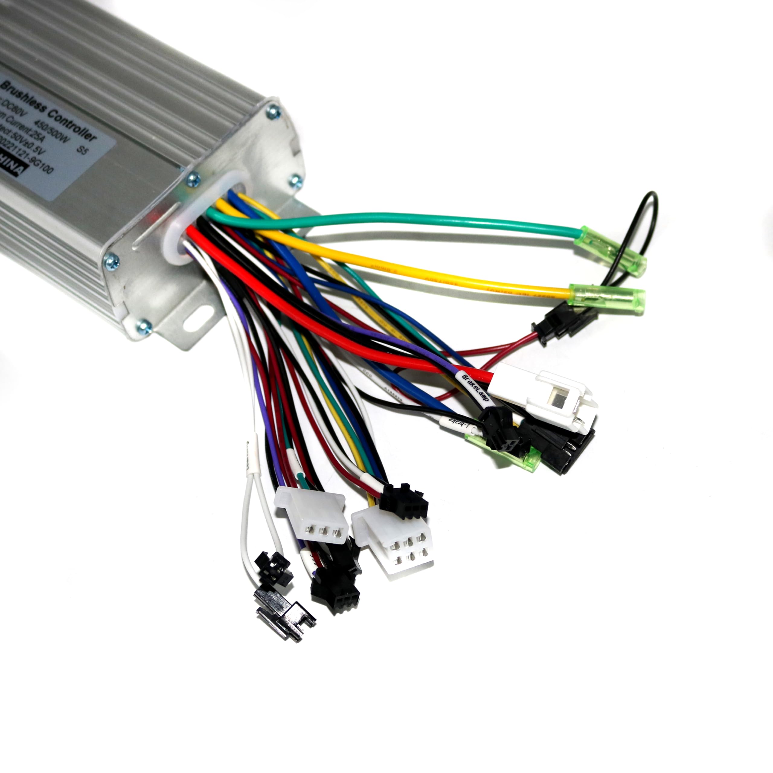 Brushless Motor Controller 36V/48V/60V 450/500W BLDC Motor Controller E-Bike Scooter Bürstenloser Geschwindigkeitstreiber und Display(36V Set)