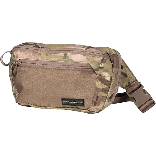 Eberlestock Bando Bag - Tactical Men's Fanny Pack w/Adjustable Waist Belt, Zippered Pockets, Compact Lightweight Belt Bag