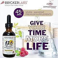 Vista 9 de Bricker Labs B12 Blast Metilcobalamina 5000mcg, Vitaminas energéticas líquidas sublinguales de gran sabor - Vitaminas B12 veganas, energía sostenida