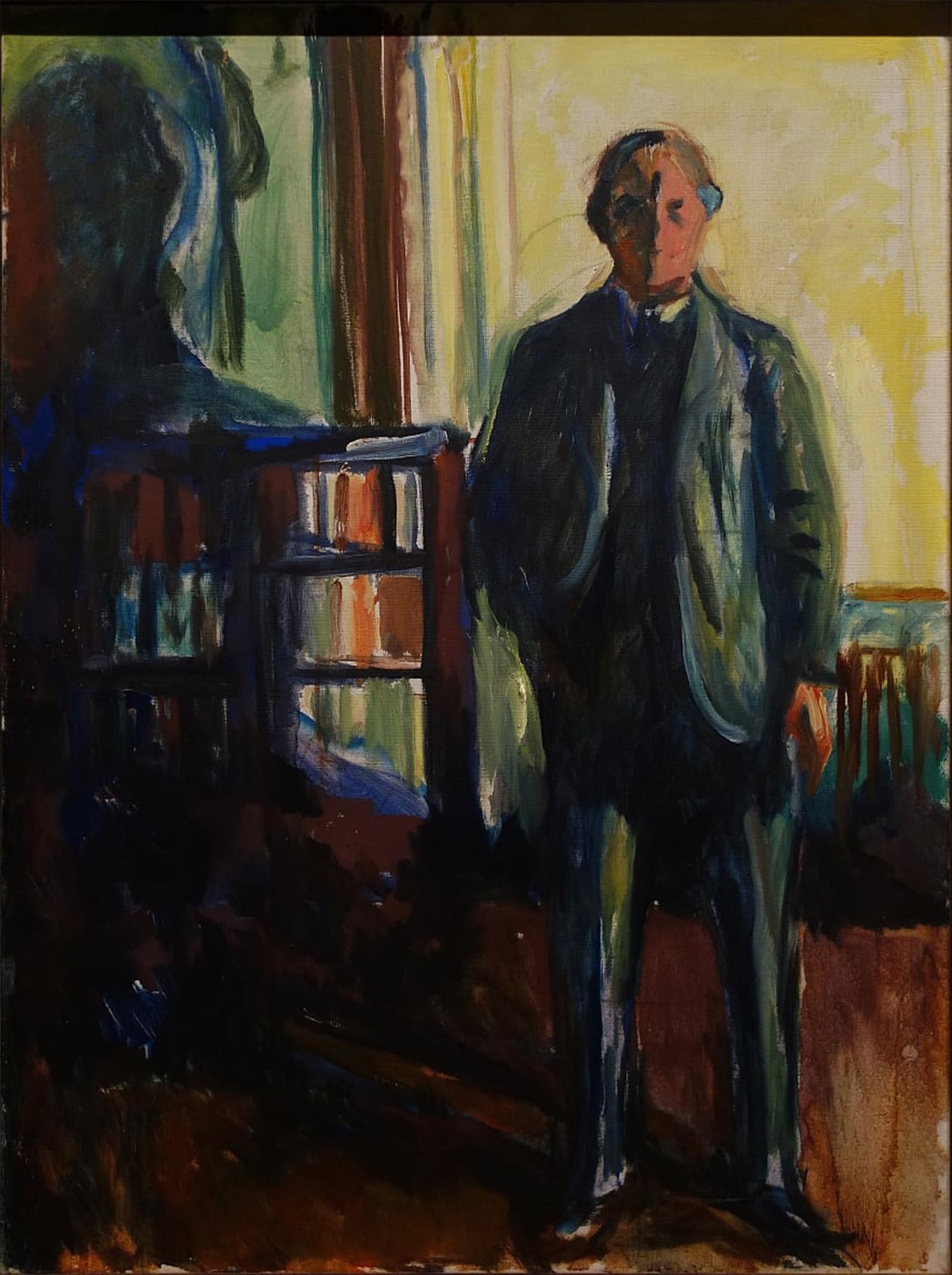 Affiche Edvard Munch Autoportrait Décoration Salon 60x90cm - 5