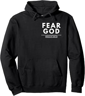 FEAR GOD STREETWEAR URBAN STYLE GRAPHIC CHRISTIAN MENS Pullover Hoodie