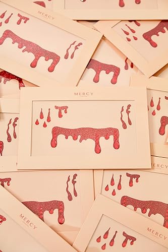 Miniatura 7 de Joyas de vampiro para la cara. Mercy London, gemas para la cara, todo en uno, para pegar en el disfraz del festival.