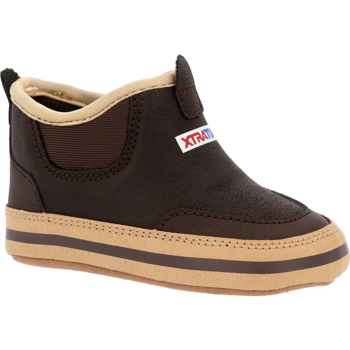 Xtratuf Infant Minnow Ankle Deck Boot, Brown, Size 0-6 Mos(M)