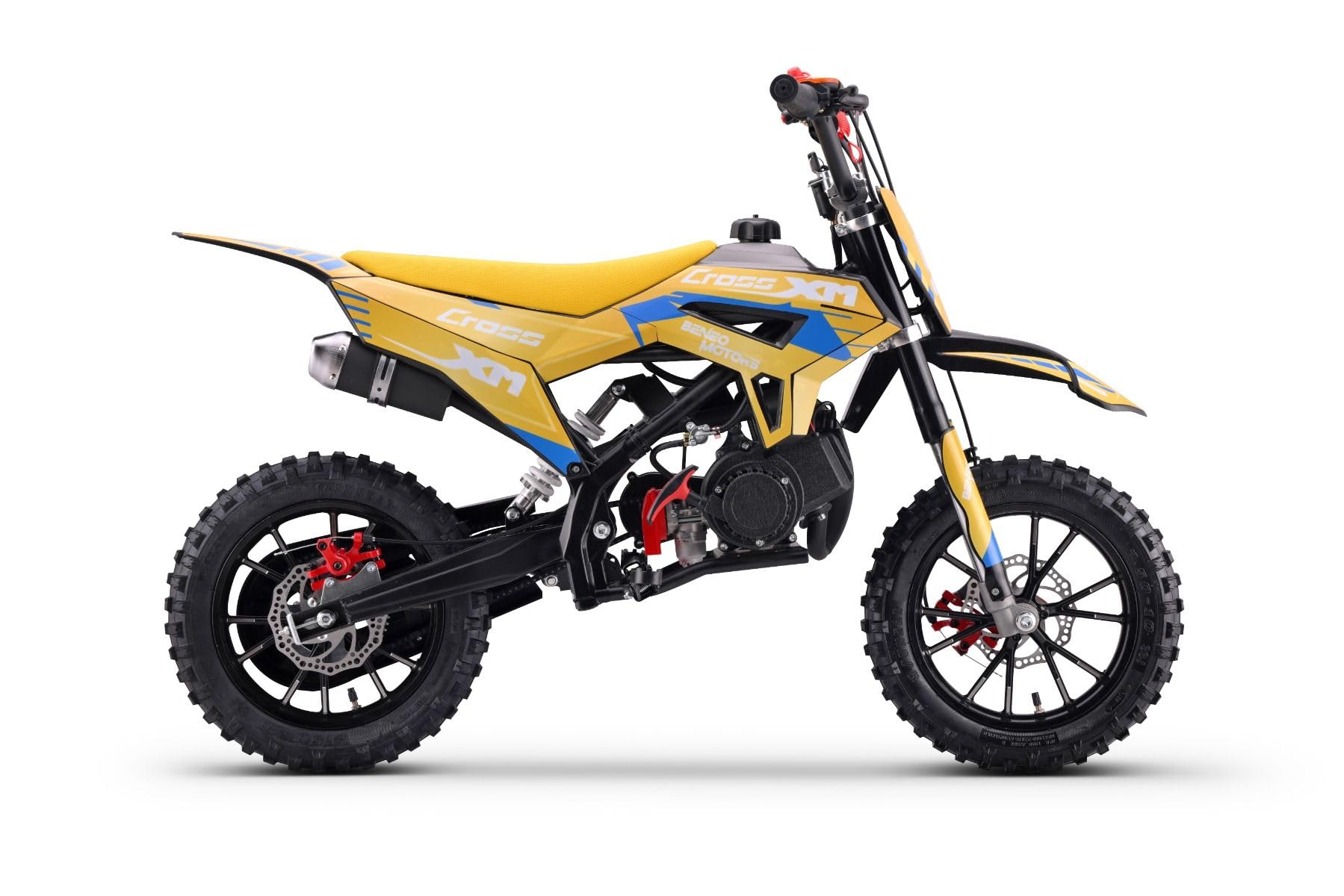 Motocross per bambini Beneo Motors CROSS XM Giallo - 50cc