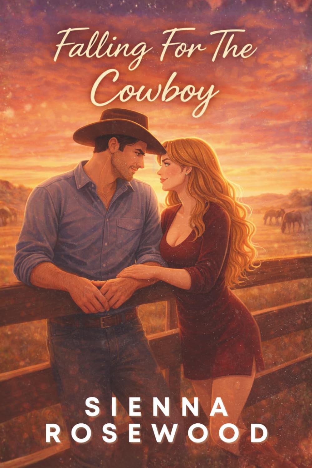 Falling For The Cowboy: A Small Town Ranch Romance (Falling Hearts Series)