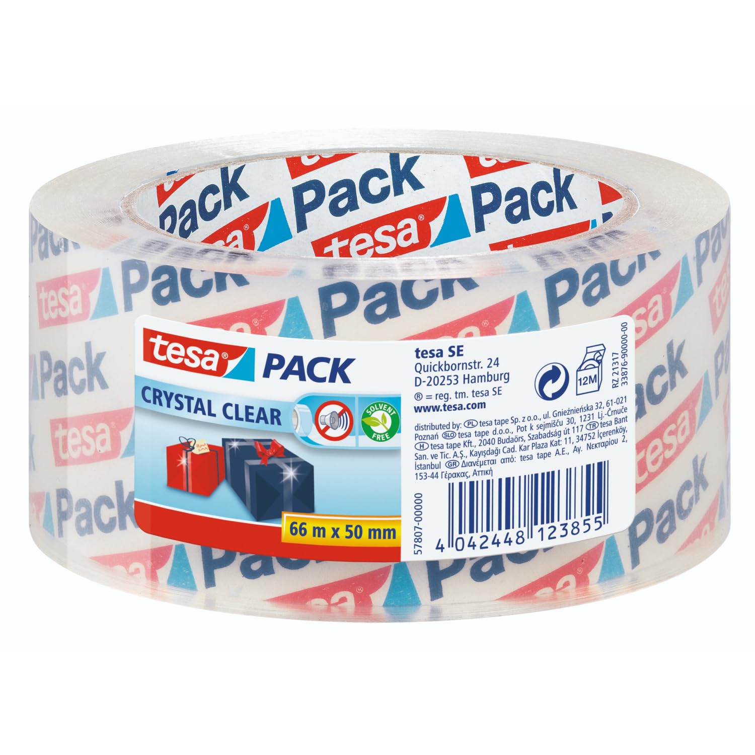 Clear Packaging Tape - 66m x 50mm