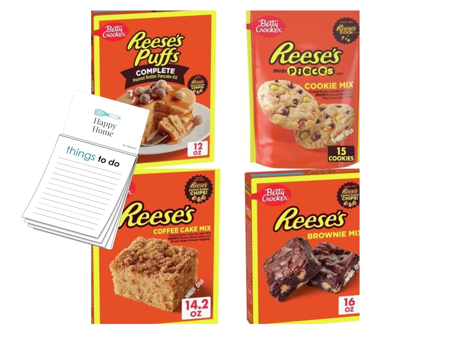 Betty Crocker Reese’s Cake Mix & Cookie Mix Bundle NEW bundle cake mix with 1x