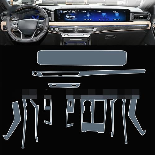 Miniatura 10 de JCAKES Car Interior Center Console Transparent TPU Protective Film Anti-Scratch Repair Film Accessories PPF refitfor Ford Explorer 2023