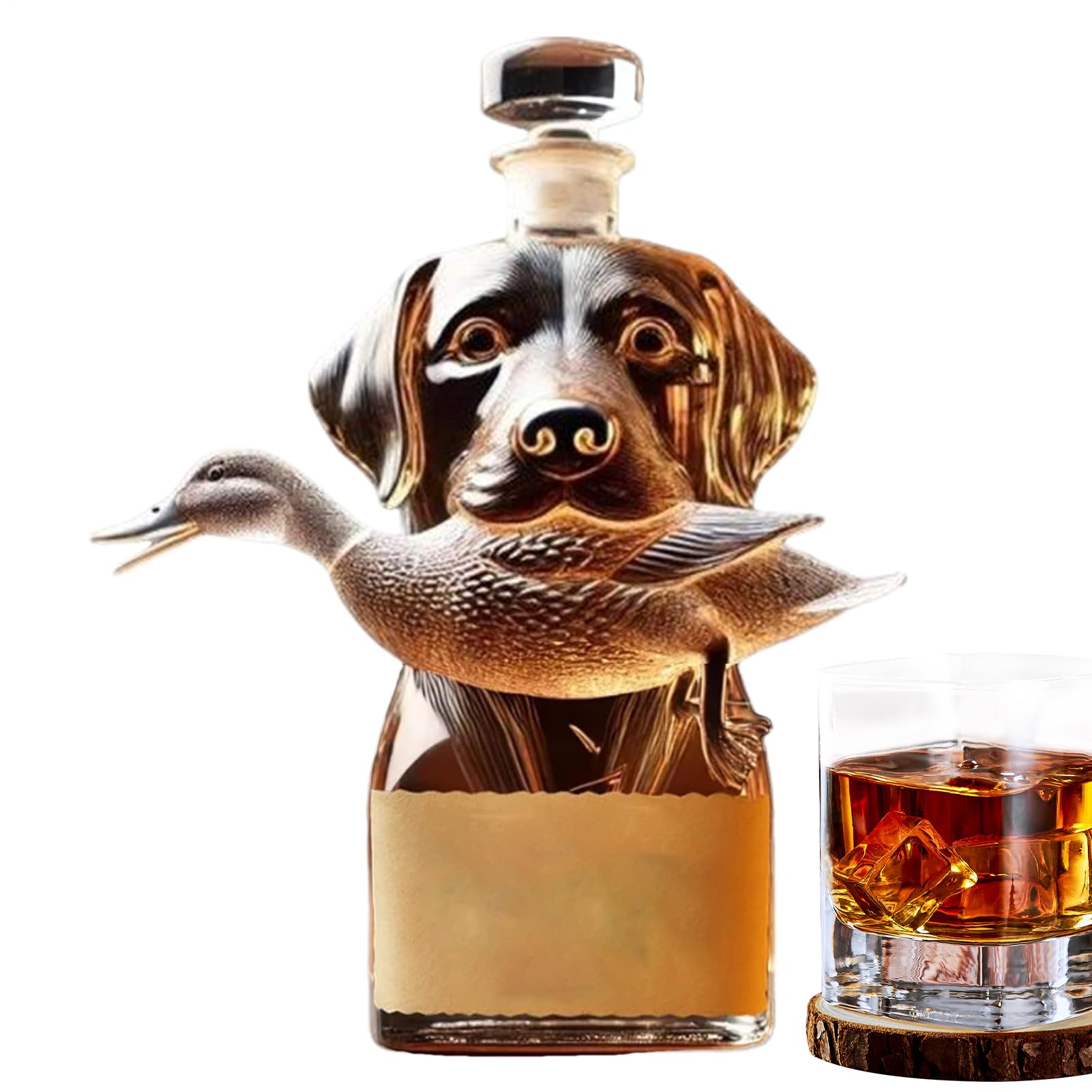 Bouteille à alcool en forme de chien pour vos soirées entre amis