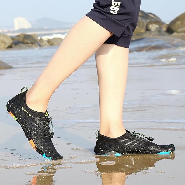 SAGUARO Scarpe da Scoglio Uomo Scarpette da Scoglio Donna Scarpe Mare Antiscivolo Scarpette Mare Scarpe Acqua Asciugatura Rapida Scarpe per Spiaggia Immersione Surf, Gr.35-48 EU - 2