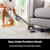 Vista 4 de Shark Rocket Lightweight Cordless Stick Vacuum (IX141), 7.5 lbs, Blue Iris (Renewed)