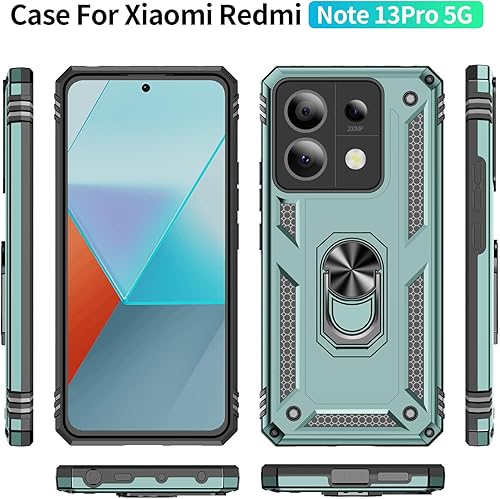 Miniatura 9 de Funda para Xiaomi redmi Note 10 Pro con protector de pantalla, ajuste delgado, protección militar, a prueba de golpes, funda trasera para Redmi Note