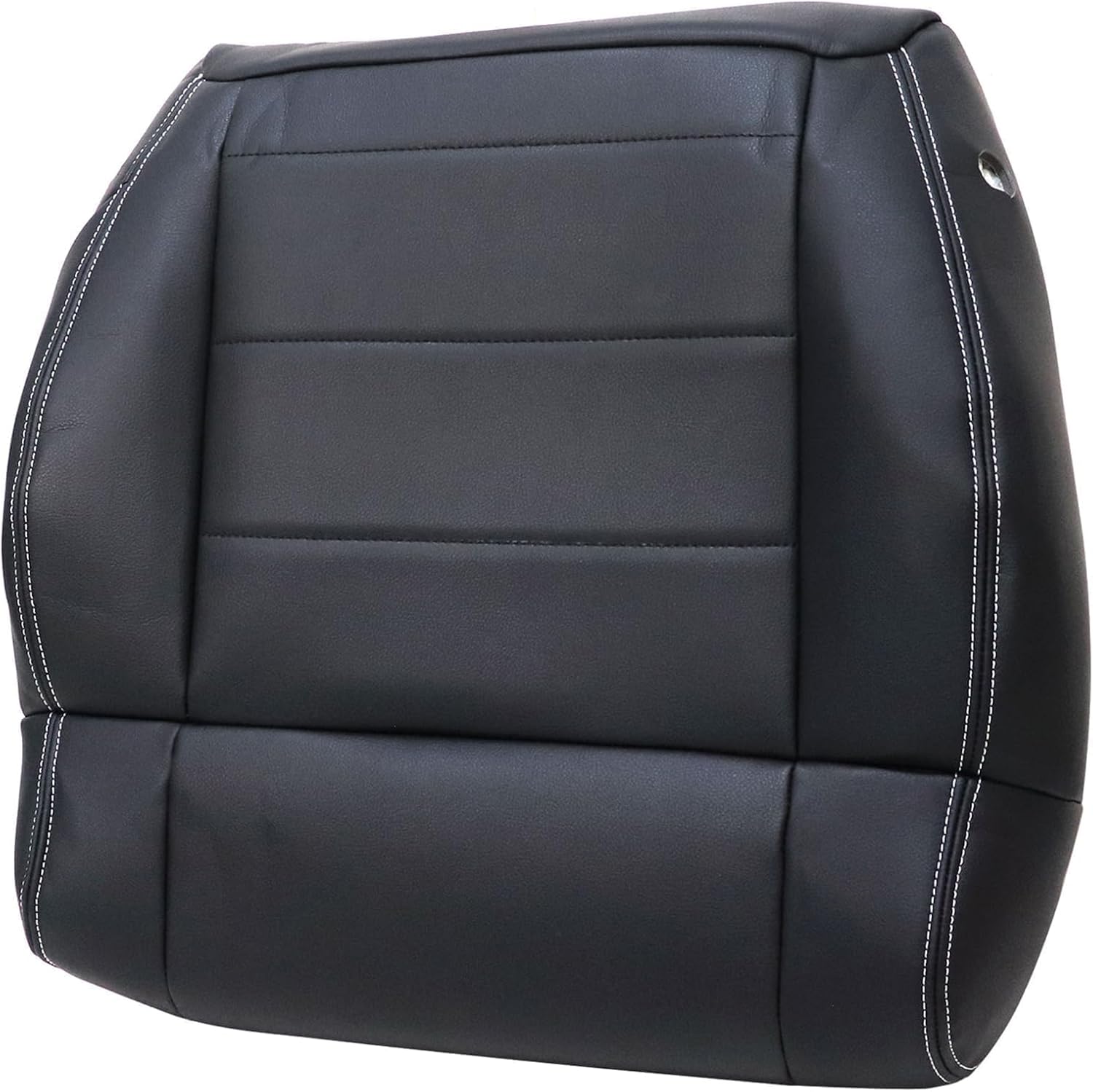 NLQR Driver Side Bottom Replacement Seat Cover Black ALX9 Microfiber Leather Compatible with Jeep Wrangler Unlimited Sahara, Rubicon, Altitude, Sport, X-Sport, X-S, Islander, Mountain 2008-2012