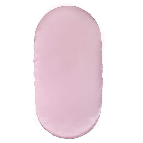 Pro Goleem Sábana de satén para moisés, ideal para el cabello del bebé, sensación de seda suave para almohada o colchón de moisés o cuna, para