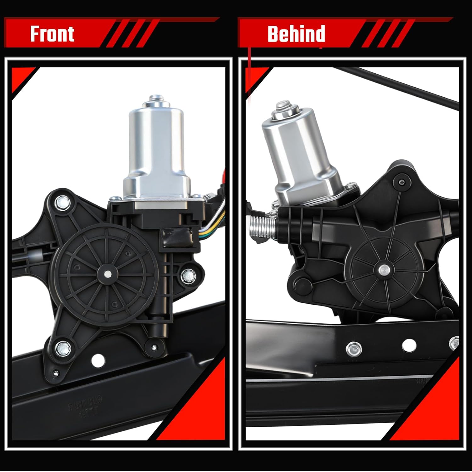 748-508 Front Left Driver Side Power Window Regulator with Motor Assembly Compatible with Dodge Grand Caravan 2008-2020 Chrysler Town & Country 2008-2016 Ram C/V 2012-2015 68030655AA