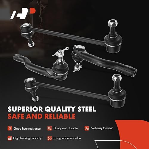 Miniatura 4 de A-Premium Kit de suspensión de 6 piezas de barra estabilizadora interior exterior compatible con Mazda 2 2011-2014 1.5L