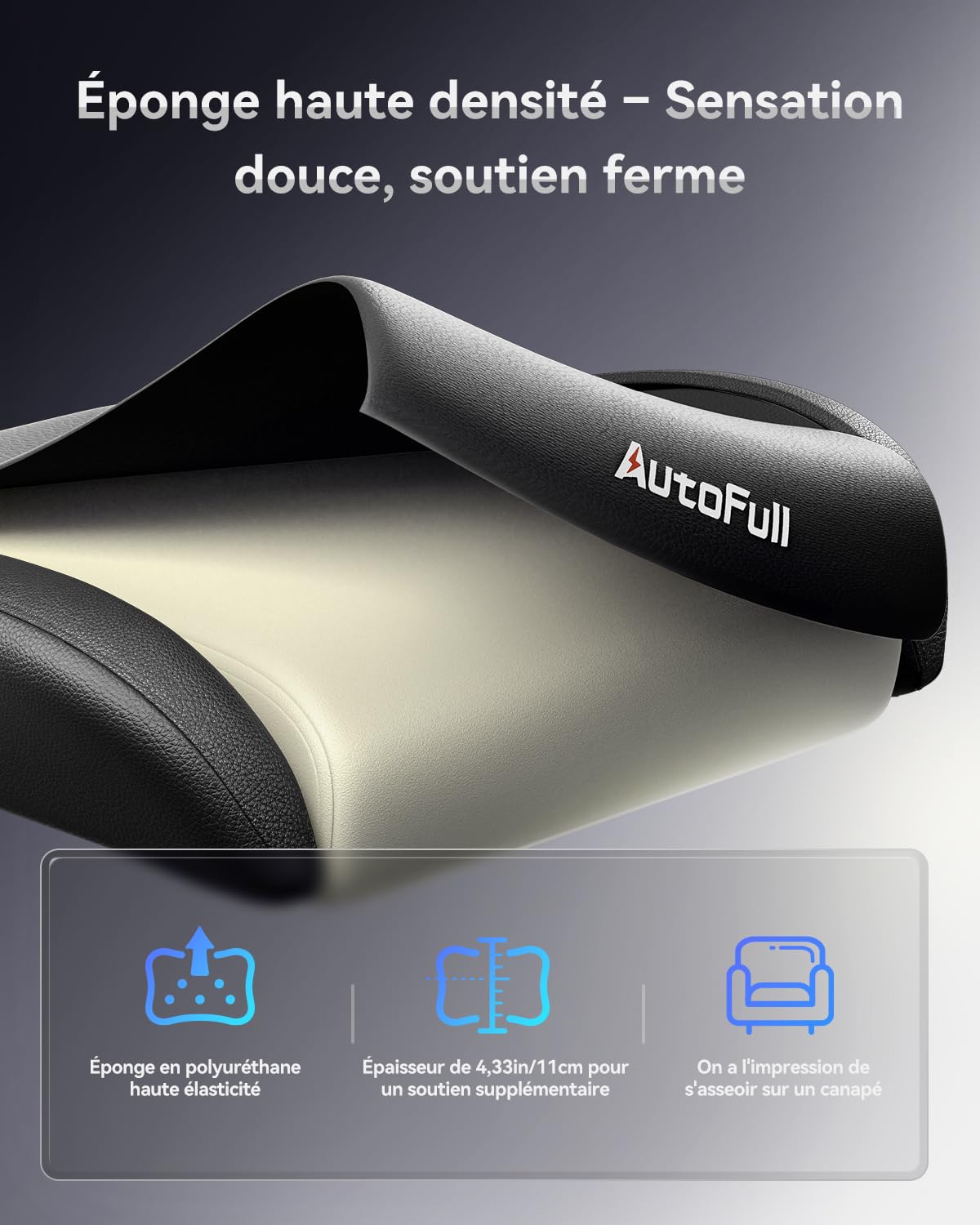 AutoFull C3 Chaise Gaming Style Course, avec Cuir PU Haute Résistance & Nettoyage Facile | Siège Bureau Ergonomique à Dossier Réglable en Hauteur avec Support Lombaire | Design Graffiti (Noir)