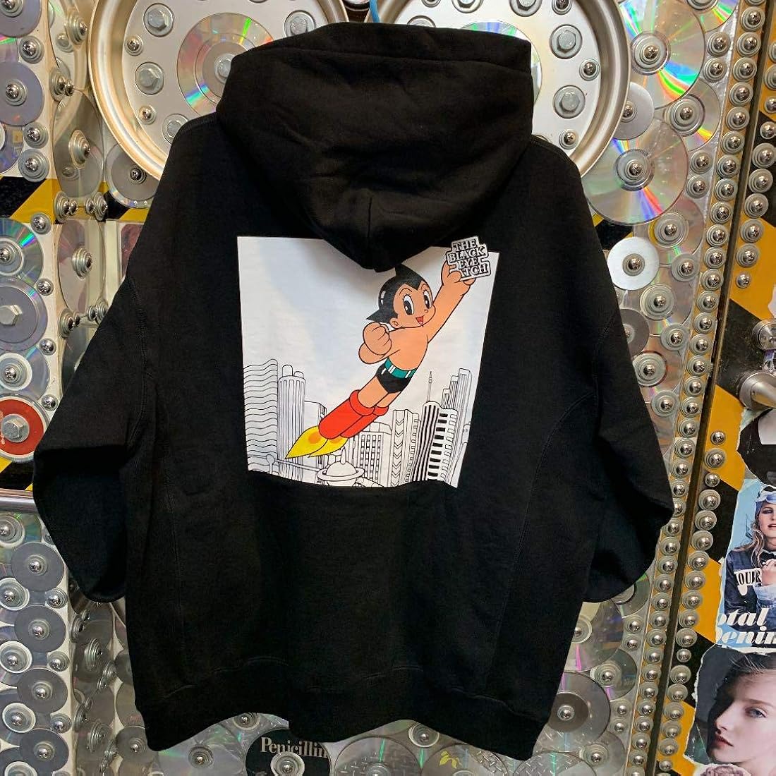 XL 新品 ブラックアイパッチ ビッグ ビジネス フーディ スウェット