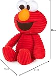 GUND Sesame Street Official Cuddly Corduroy Elmo Muppet Plush, Premium Plush Toy for Ages 1 & Up, Red, 10.5”