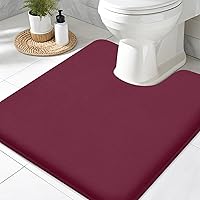 Vista 113 de Smiry Alfombra de Baño de Espuma Viscoelástica 47x24, Alfombras de Baño Extra Suaves y Absorbentes, Alfombra Antideslizante Lavable para Suelo, Gris