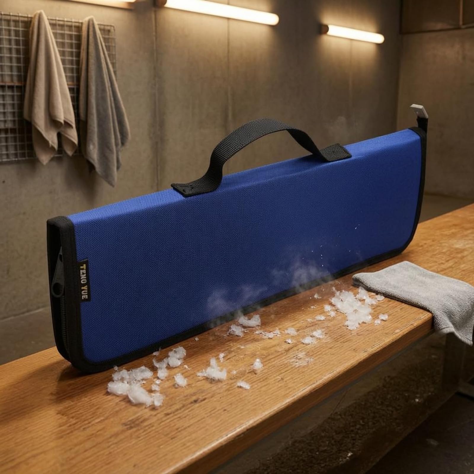 Baoblaze Borsa Porta Pattini Ghiaccio Organizzatore Custodia Borsa Sacca in Oxford 600D con Nucleo in Polietilene 1.0 Mm E Maniglia Forma Rettangolare Adatta a