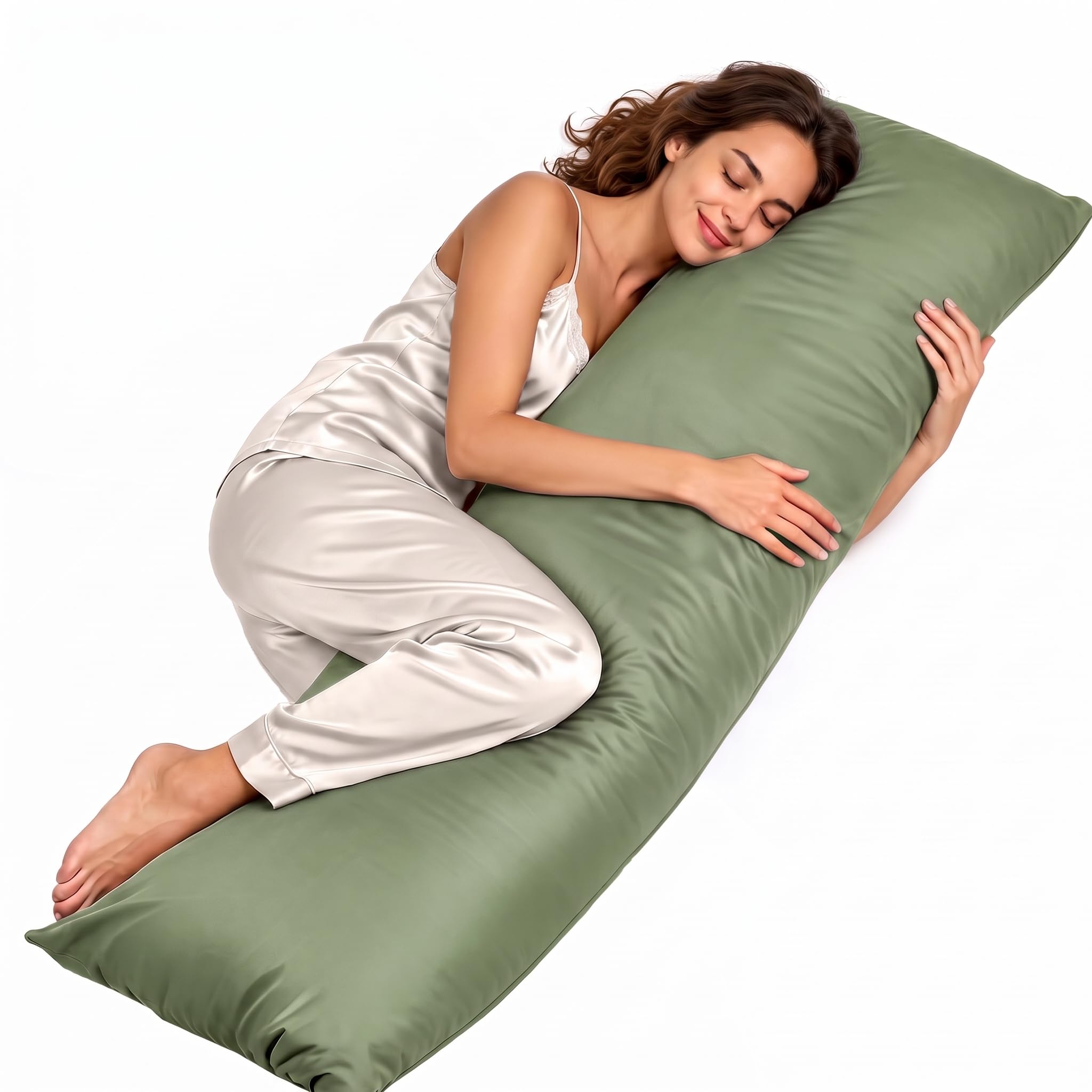 ZonLi Cooling Weighted Body Pillow for Side Sleepers and Deep Sleep