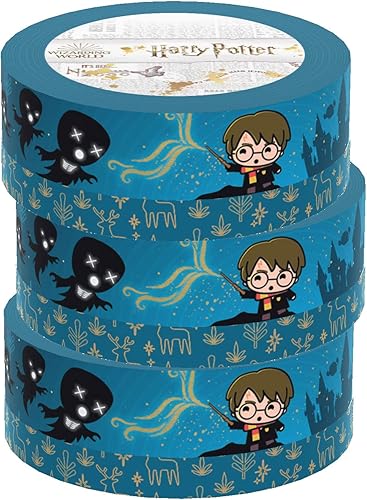 Miniatura 3 de Paper House Productions Harry Potter Chibi Icons - Juego de 2 rollos de cinta washi decorativa para álbumes de recortes y manualidades