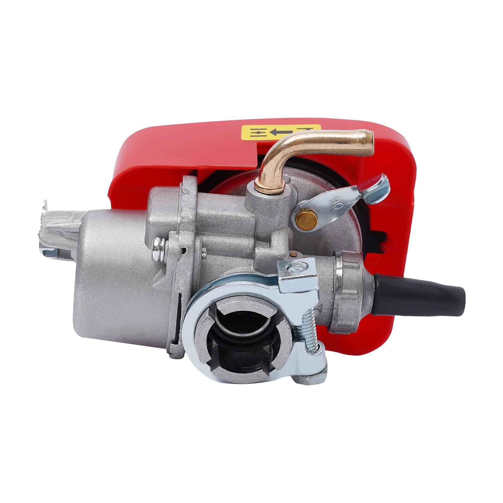 Kit de Moteur à Essence électrique de vélo 100 CC 2 Temps, Moteur Complet de vélo monocylindre CDI refroidi par air adapté aux VTT, vélos de Course, croiseurs, choppers avec Cadre en V, 44 Dents