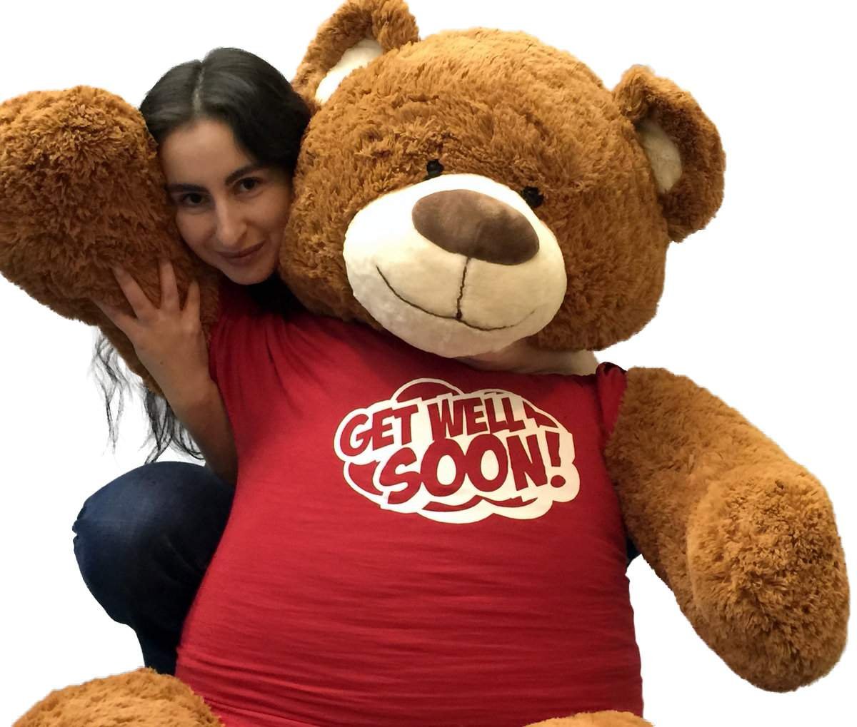 Giant 6-Foot Teddy Bear - Huge 72 Inch Stuffed Animal Plush, Extra Soft Jumbo Huggable Gift, Big Plushie For Birthdays Valentine's - View #4