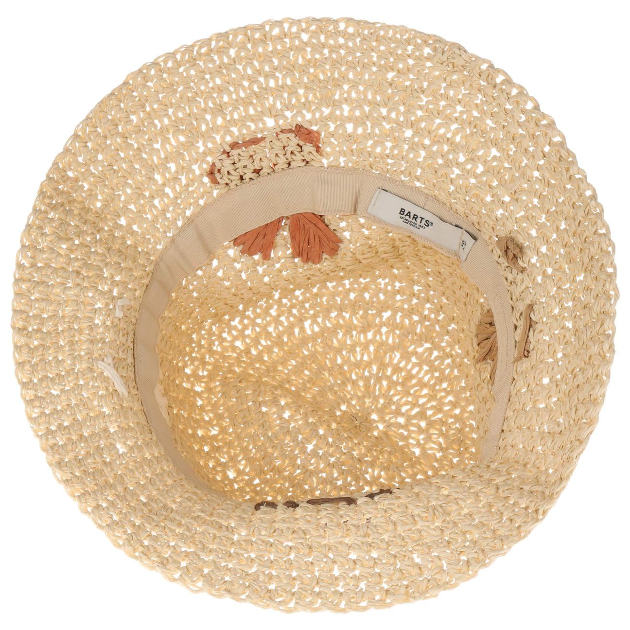 Barts Darshy Sombrero de paja de verano, sombrero de jardín, sombrero de playa, sombrero de campana, para mujer, con forro, primavera-verano, primavera y verano