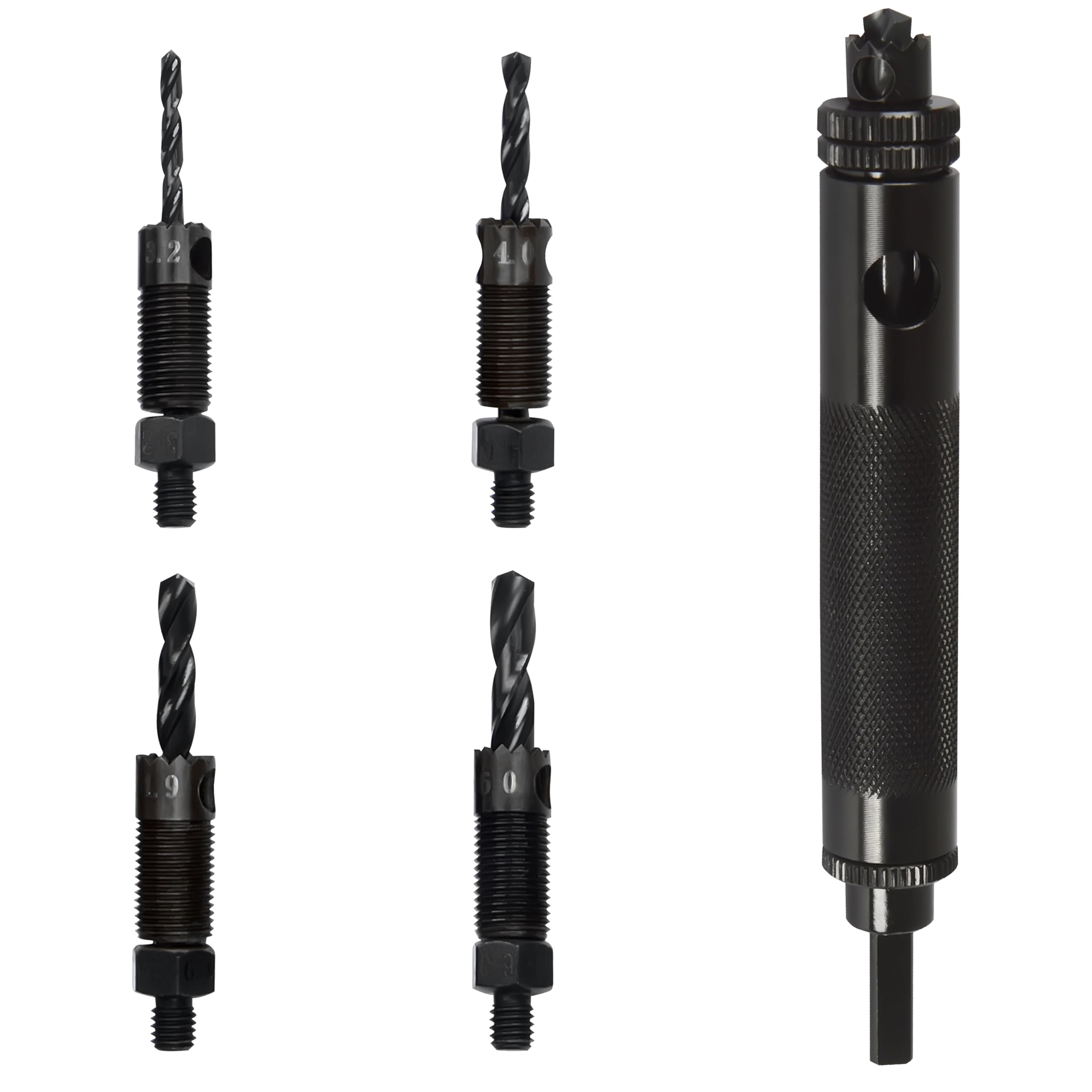 Gonytia Rivet Removal Tool, Rivet Removal Drill Bit, Suitable with Standard 1/8", 5/32", 3/16", 7/32" and 1/4" Rivets