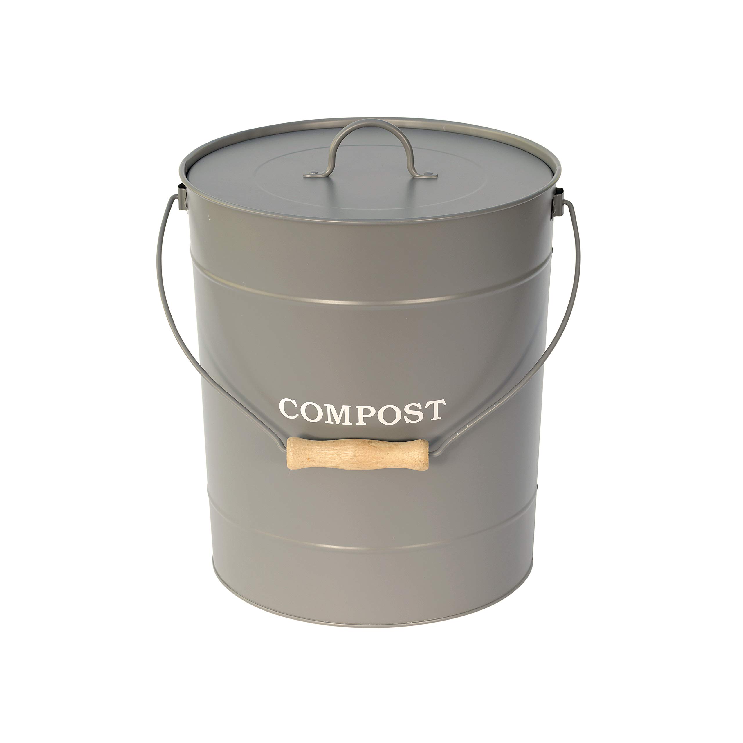 Garden Trading Charcoal Large Compost Bin - Grey
