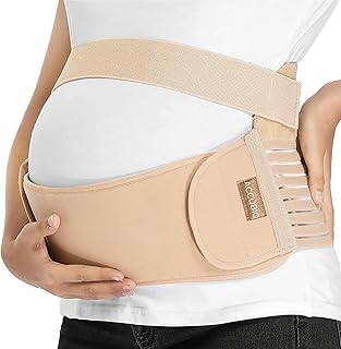 ACCUBIO Maternity Belly Band for Pregnant Women, Maternity Belt, Pregnancy Belly Support Band for Abdomen,Breathable and A...