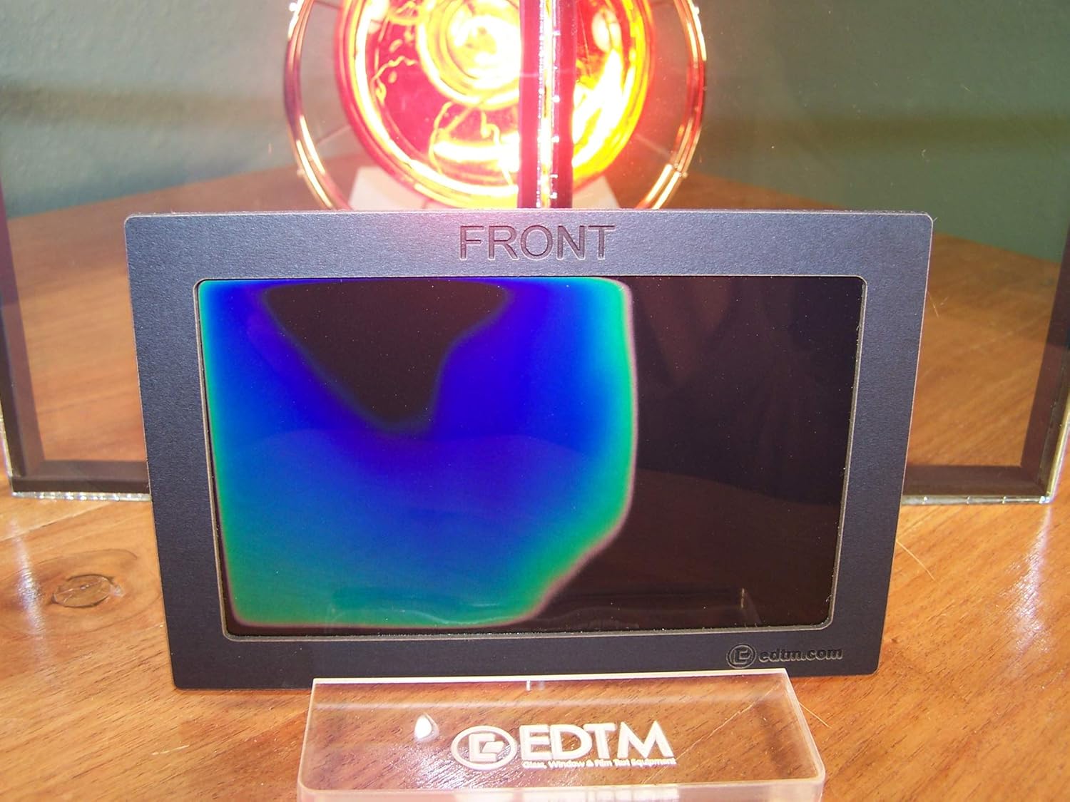 EDTM HS2050 HEAT-SHEET® Temperature Demo Card – Color-Changing Lightweight Tool for Radiant, Conduction, and Convection Heat Demonstrations - Ideal for Window and Film Energy Performance, Made in USA