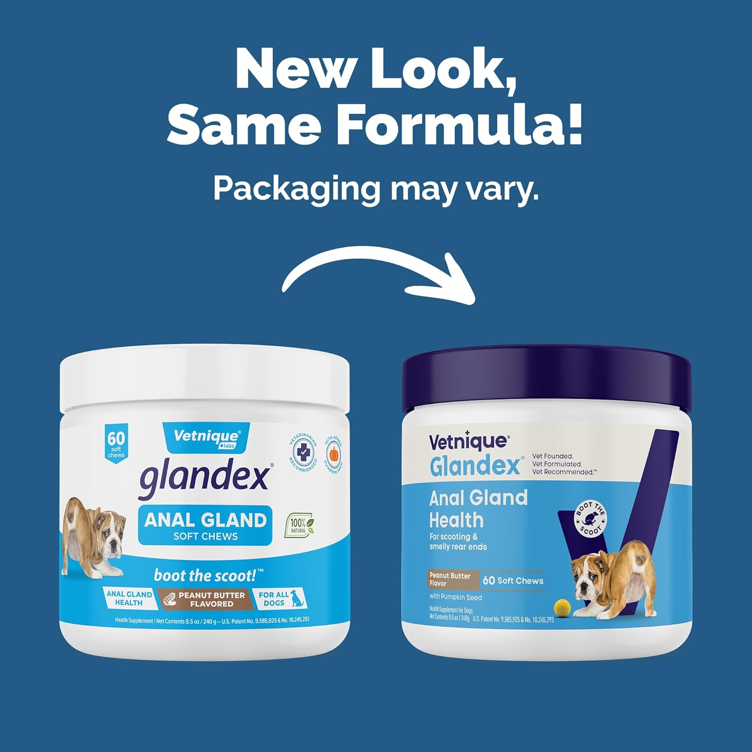 Boot the Scoot: Vetnique Glandex Peanut Butter Chews for Happy, Healthy Dogs!