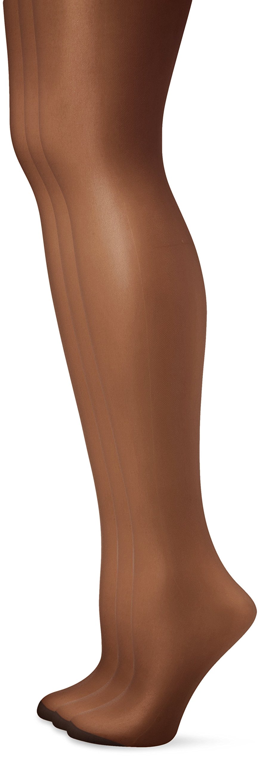 Pretty Polly Women's Black (Blk Barely Black) Curves 15D Ladder Resist Tights Glossy Fine 15 Den Tights, X-Large (Manufacturer Size:xl)