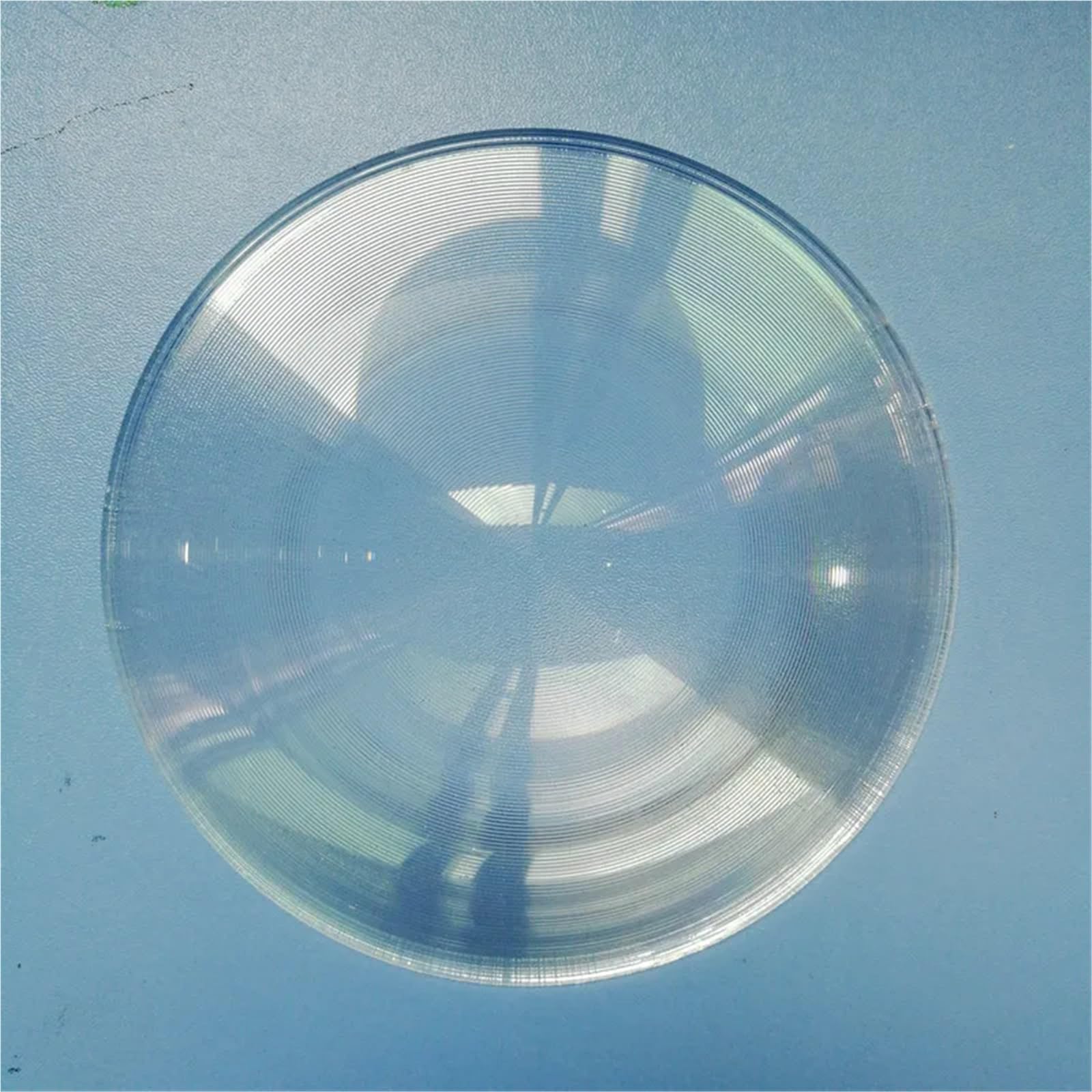 1 lentille Fresnel Ronde en PMMA, diamètre 120 mm, Longueur focale 50 mm, 100 mm, 120 mm, 220 mm, épaisseur 2 mm(100mm)