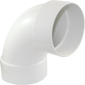 Canplas 414164BC PVC Sew 4 1/4 Bend Long Turn