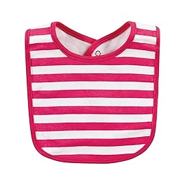 Hudson Baby Unisex Baby Cotton Bibs, Banana Split, One Size