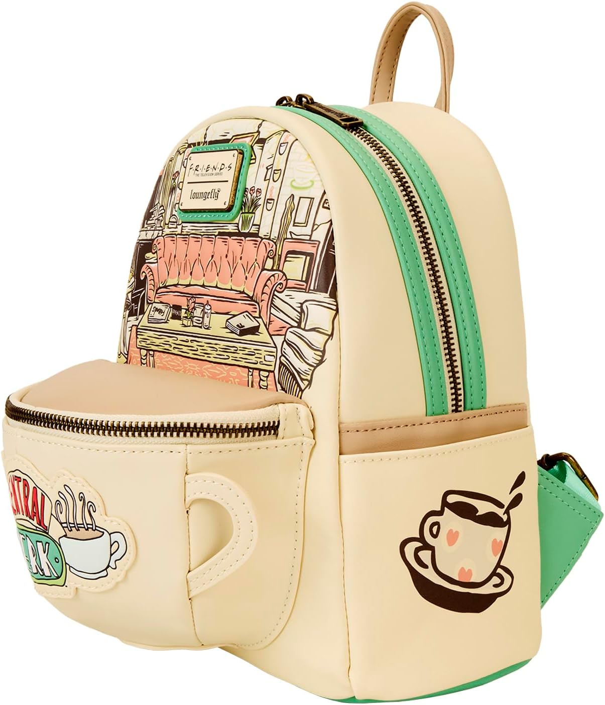 Loungefly Friends Central Perk Domed Coffee Mug Scented Mini Backpack