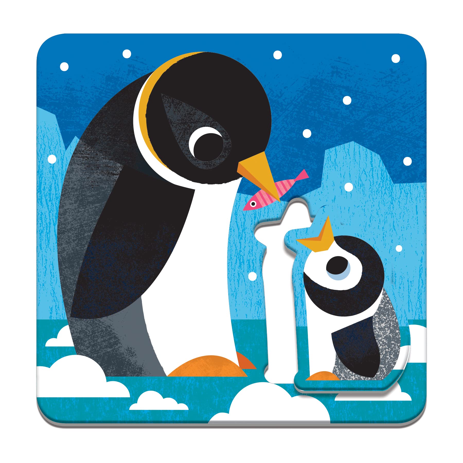 Polar Babies I Love You Match-Up Puzzles from Mudpuppy - Match-Up Puzzles for Children Ages 1-3, Adorable Polar Baby Animal Illustrations, 6 Beginner Puzzles + 1 Shaped Puzzle Piece Per Board - Image 3