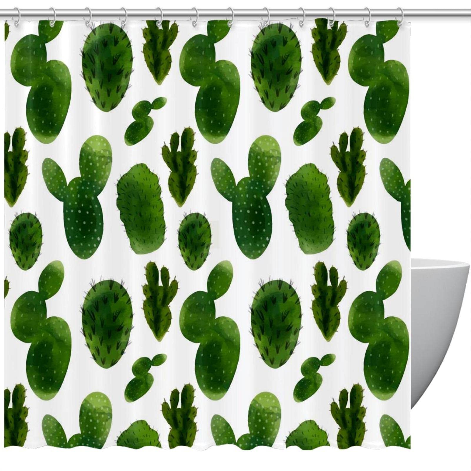 Rideau de douche imperméable anti-éclaboussures 183x183 cm contre les sols mouillés