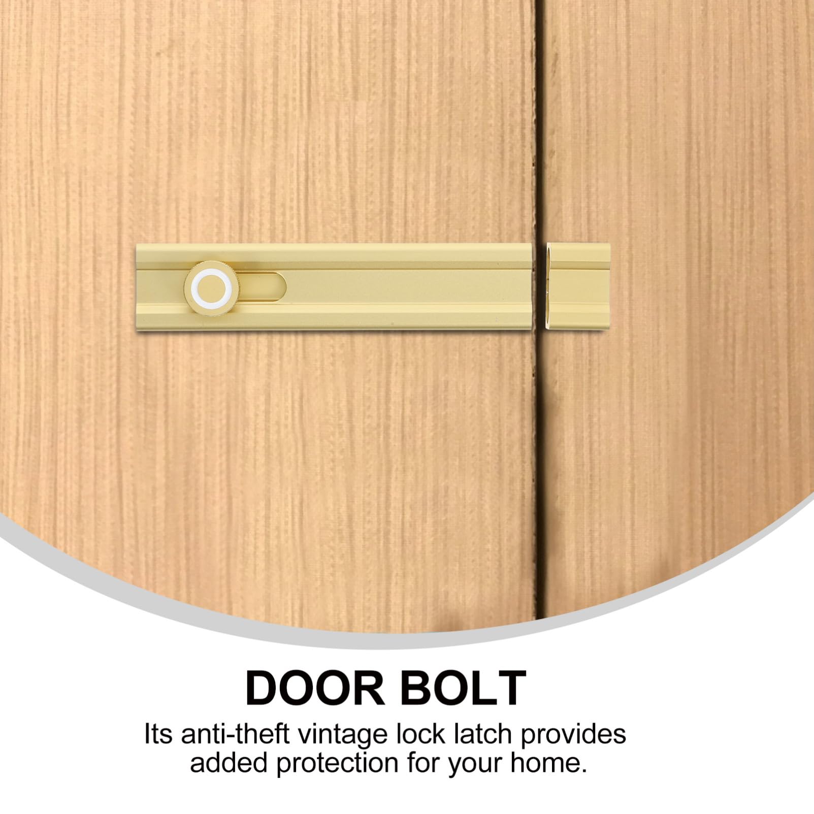 Gadpiparty 4pièces Barre De Sécurité Pour Porte Coulissante Verrou à Encastrer Auto-adhésif Pour Intérieure Installation Facile Sans Perçage Système De Sécurité Renforcé
