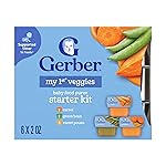 Gerber Stage 1 Baby Food, Veggie Variety Pack Puree Tubs, Baby Puree, 2PK