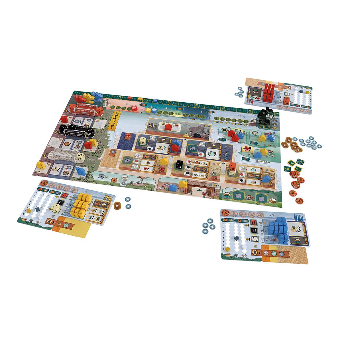 Devir - The White Castle, Juego de Mesa de Estrategia, Temática Japonesa, Juego Solitario, a Partir de +12 (BGWCML)